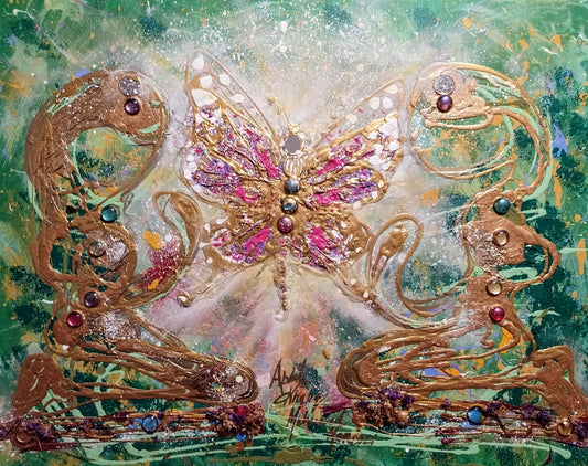 Love,Union and Rebirth (Original/Canvas)