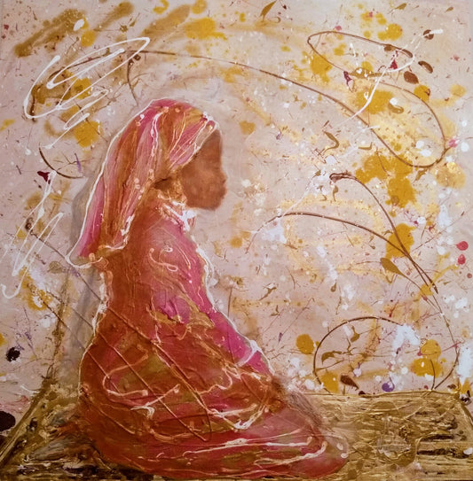 Serenity The Praying Woman (Original/Canvas)