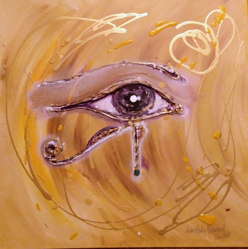 Abstract Eye of Egypt (Original/Canvas)